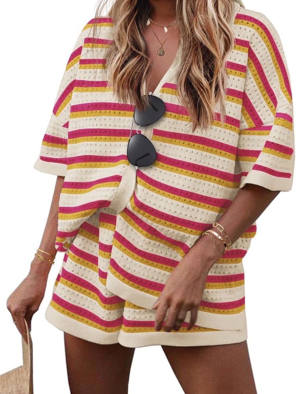 Knit Two-Piece Set - Picture 1 of 8